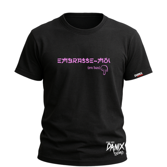 Tshirt Embrasse-moi V3 (en bas) [DANIX CENSORED]